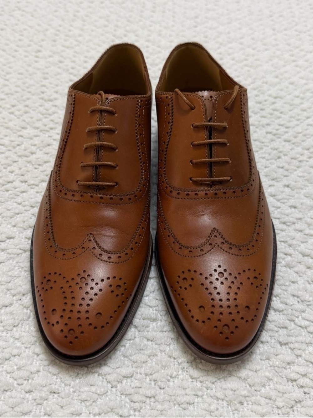 Ralph Lauren Purple Label Quintin Calfskin Oxford Women’s Size 38 B